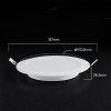 Panel wpuszczany downlight V-TAC 12W LED CREE CHIP okrągły 170x28mm VT-61012CCT 3000K-4000K-6500K 1320lm 6 lat gwarancji